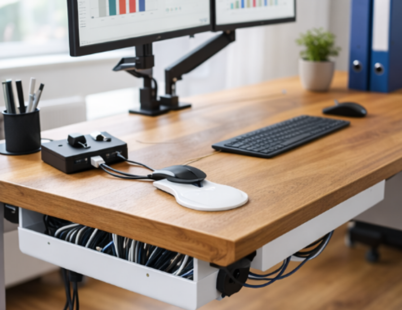 Reducing Desk Clutter